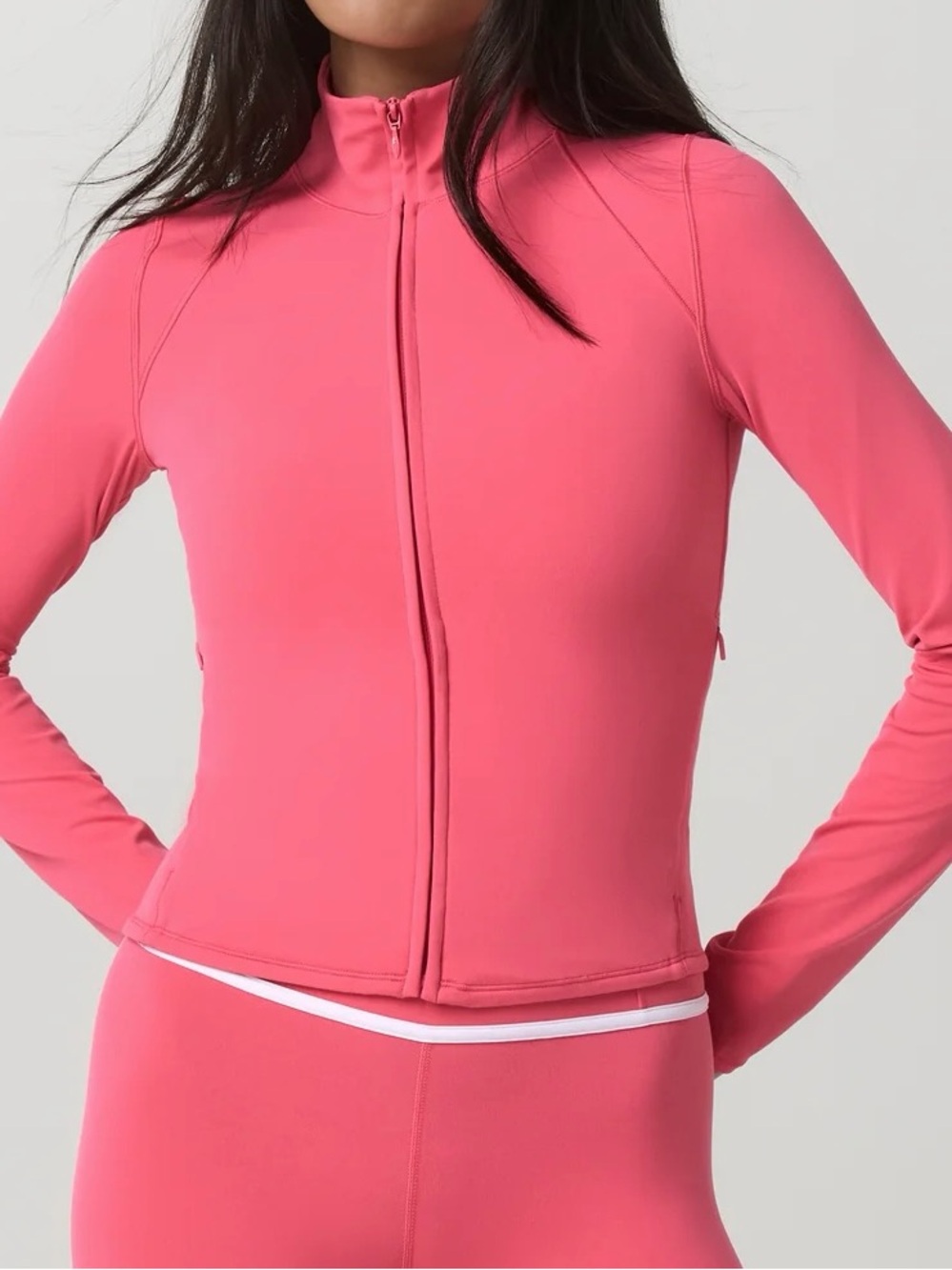 NWT Vuori All The Feels Full Zip in Sunset Pink